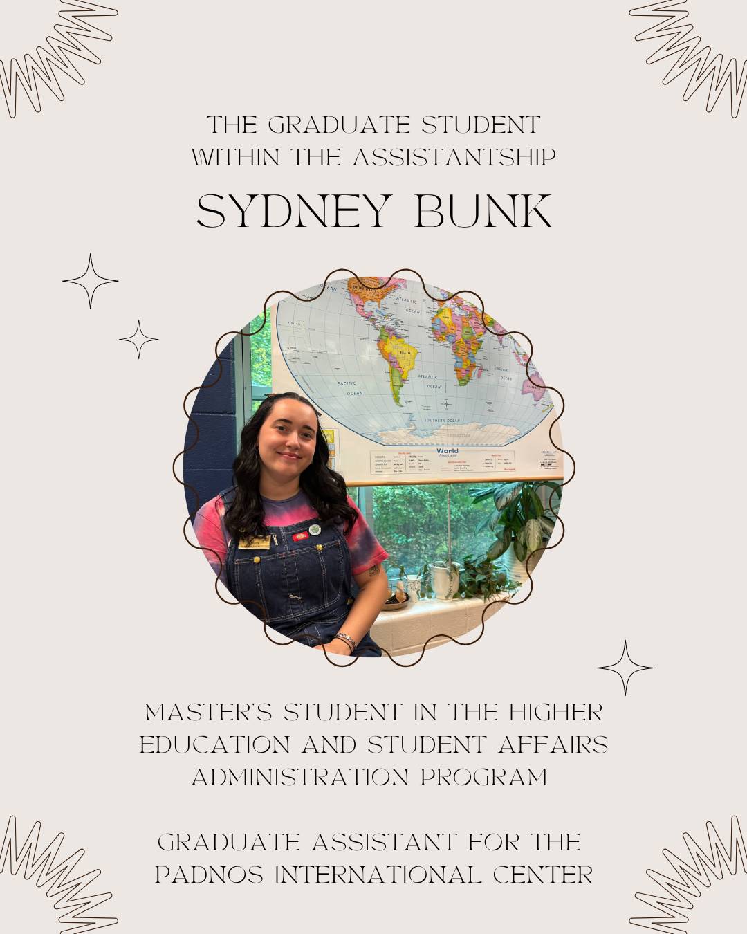 Graduate Assistant Sydney Bunk